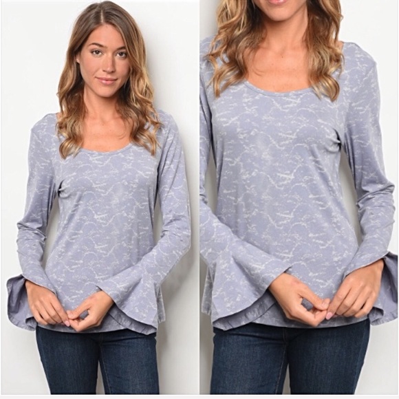 📍SALE Gorgeous Back Detail Boho Sleeve Top XSS - Picture 2 of 5